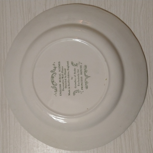 Vintage Woods & Sons Alpine White Ironstone Ascot Service Plate Made In England - Picture 2 of 2